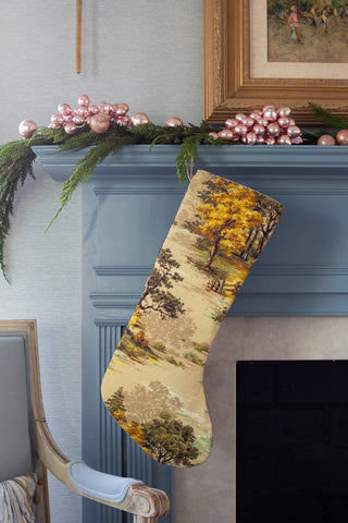 Handmade Heirloom Christmas Stocking - no. 9 - Bari J. Designs
