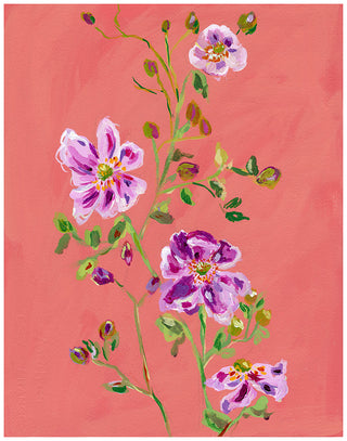 Cosmos Magenta • Floral Art Print - Bari J. Designs