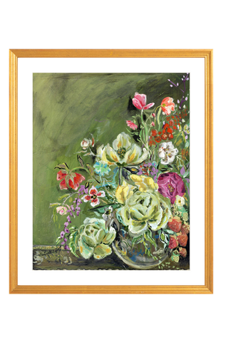Verdant Bouquet • Floral Art Print - Bari J. Designs