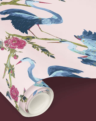 Bolinas Bay Herons Wallpaper - Royale - Bari J. Designs