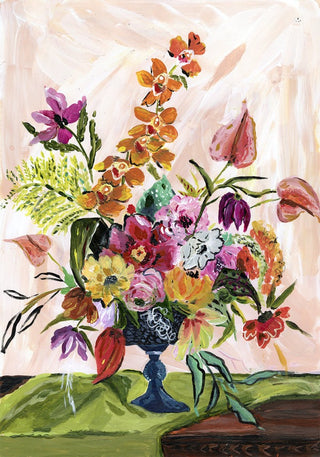Olivia Bouquet of Flowers - Original Art - Bari J. Designs