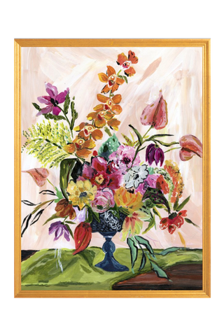 Olivia Bouquet of Flowers • Floral Art Print - Bari J. Designs