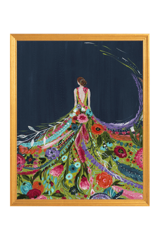 Silent Melody 3 • Floral Art Print - Bari J. Designs
