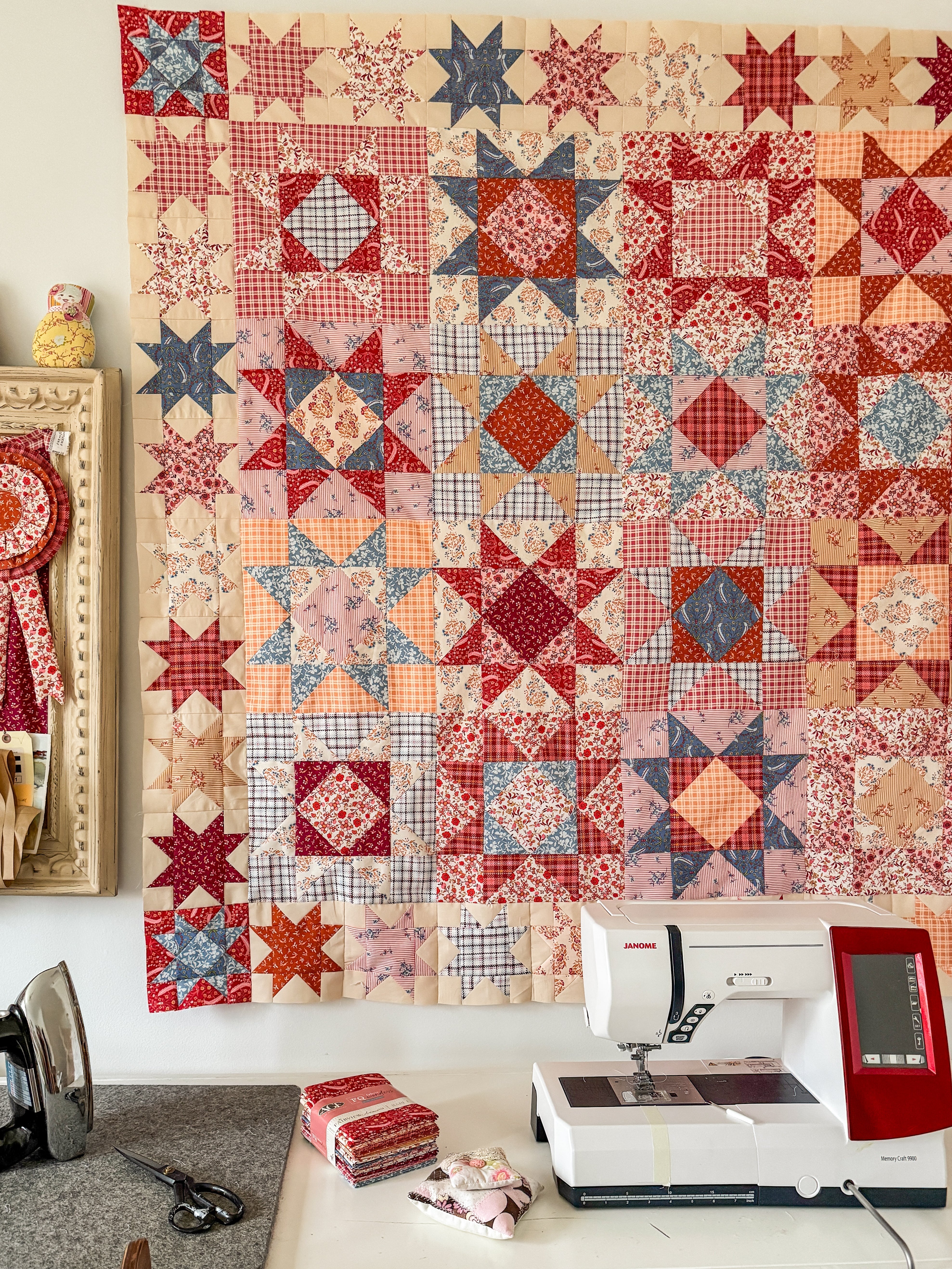 Stars Over Fairview Avenue Quilt-a-long – Week Three – Bari J. Designs