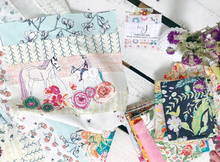 Anthologie - a boho patchwork quilt - Pattern 2: Floral Collage