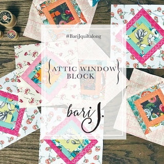 Anthologie - a boho patchwork quilt - Pattern 11:  Attic Window
