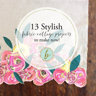 13 Stylish Fabric Collage Projects to Make Now