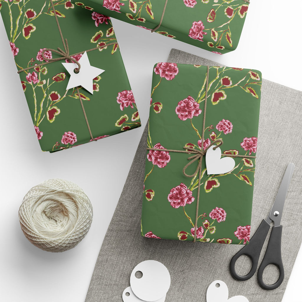 Wrapping Papers - Geranium - Green – Bari J. Designs