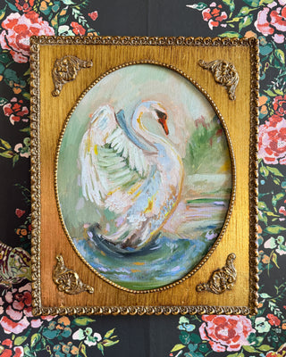 “Etta” - Swan - Original Art - Bari J. Designs