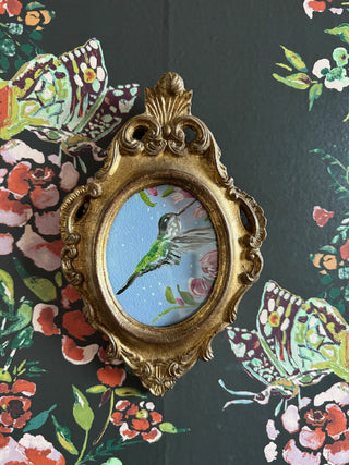 Humming Bird - Original Art Mini - Bari J. Designs