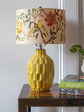 One-of-a-kind, hand-painted Lampshade - Custom Colors - Bari J. Designs