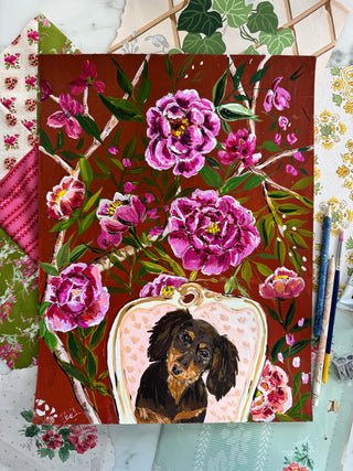 Garden Portrait Dachshund