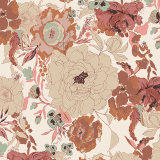 Charlotte's Garden Floral Wallpaper - Autumn's Breeze - Bari J. Designs