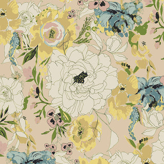Charlotte's Garden Floral Wallpaper - Pink Dusk - Bari J. Designs