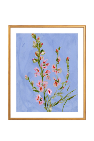 Delphinium • Floral Art Print - Bari J. Designs
