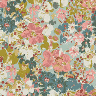 Field Floral Wallpaper - Dusk - Bari J. Designs