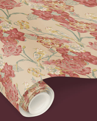 Priscilla Floral Wallpaper - Autumn - Bari J. Designs