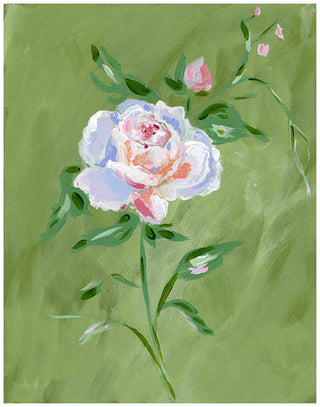White Rose • Floral Art Print - Bari J. Designs