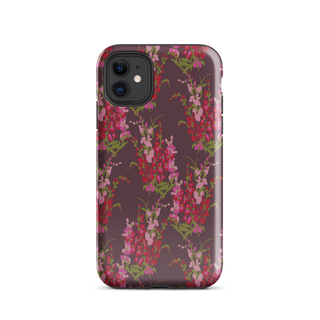 Enchanted iphone case - burgandy