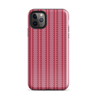 Sweetest Stripe iPhone Case - red/pink