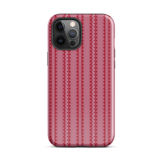 Sweetest Stripe iPhone Case - red/pink