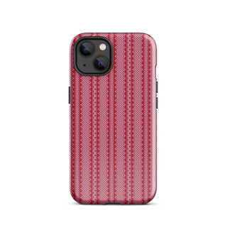 Sweetest Stripe iPhone Case - red/pink