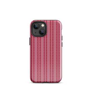 Sweetest Stripe iPhone Case - red/pink