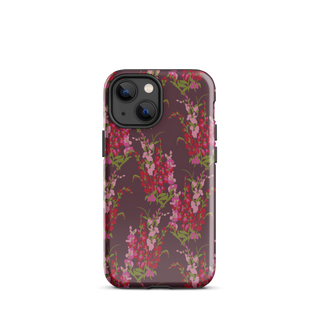 Enchanted iphone case - burgandy