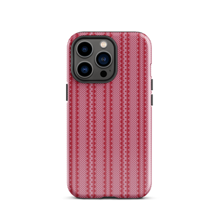 Sweetest Stripe iPhone Case - red/pink