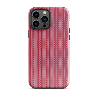 Sweetest Stripe iPhone Case - red/pink