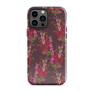 Enchanted iphone case - burgandy