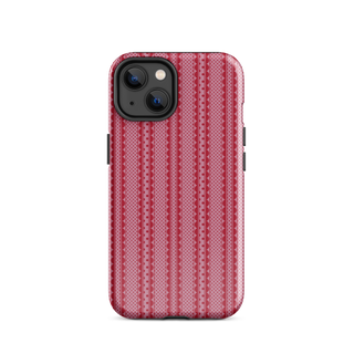 Sweetest Stripe iPhone Case - red/pink