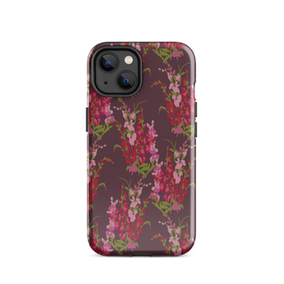 Enchanted iphone case - burgandy