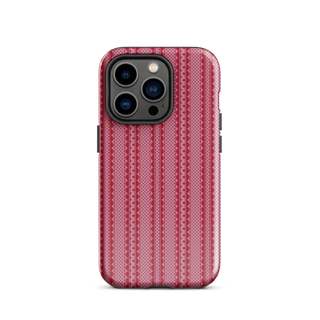 Sweetest Stripe iPhone Case - red/pink