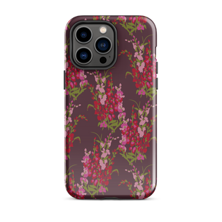 Enchanted iphone case - burgandy