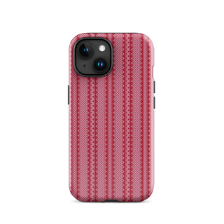 Sweetest Stripe iPhone Case - red/pink