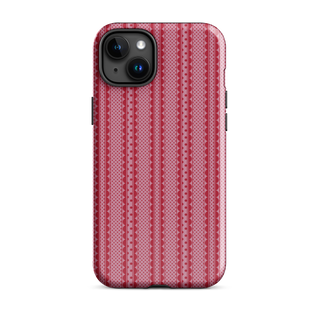 Sweetest Stripe iPhone Case - red/pink