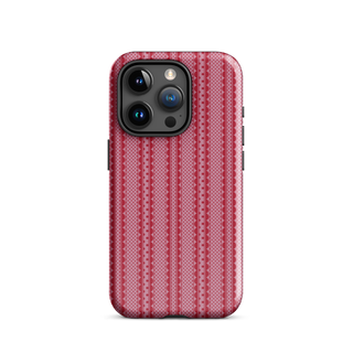 Sweetest Stripe iPhone Case - red/pink