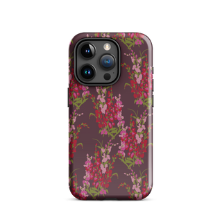 Enchanted iphone case - burgandy