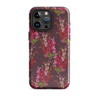 Enchanted iphone case - burgandy