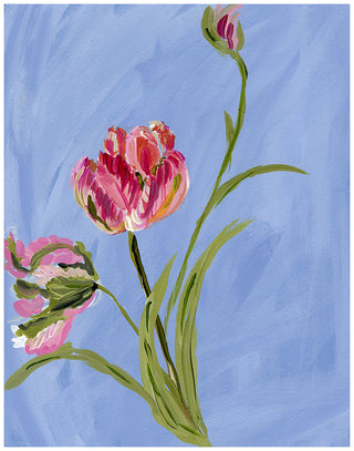 Ruffled Tulips • Floral Art Print - Bari J. Designs