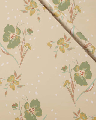 Grace Floral Wallpaper - Vintage Sage - Bari J. Designs