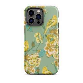 iphone case - priscilla mint print - Bari J. Designs