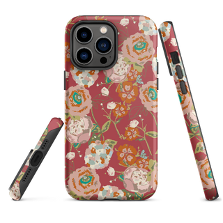 iphone case - Garden Rocket Ruby Print - Bari J. Designs